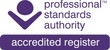 Professional Standards Authority accreditation logo